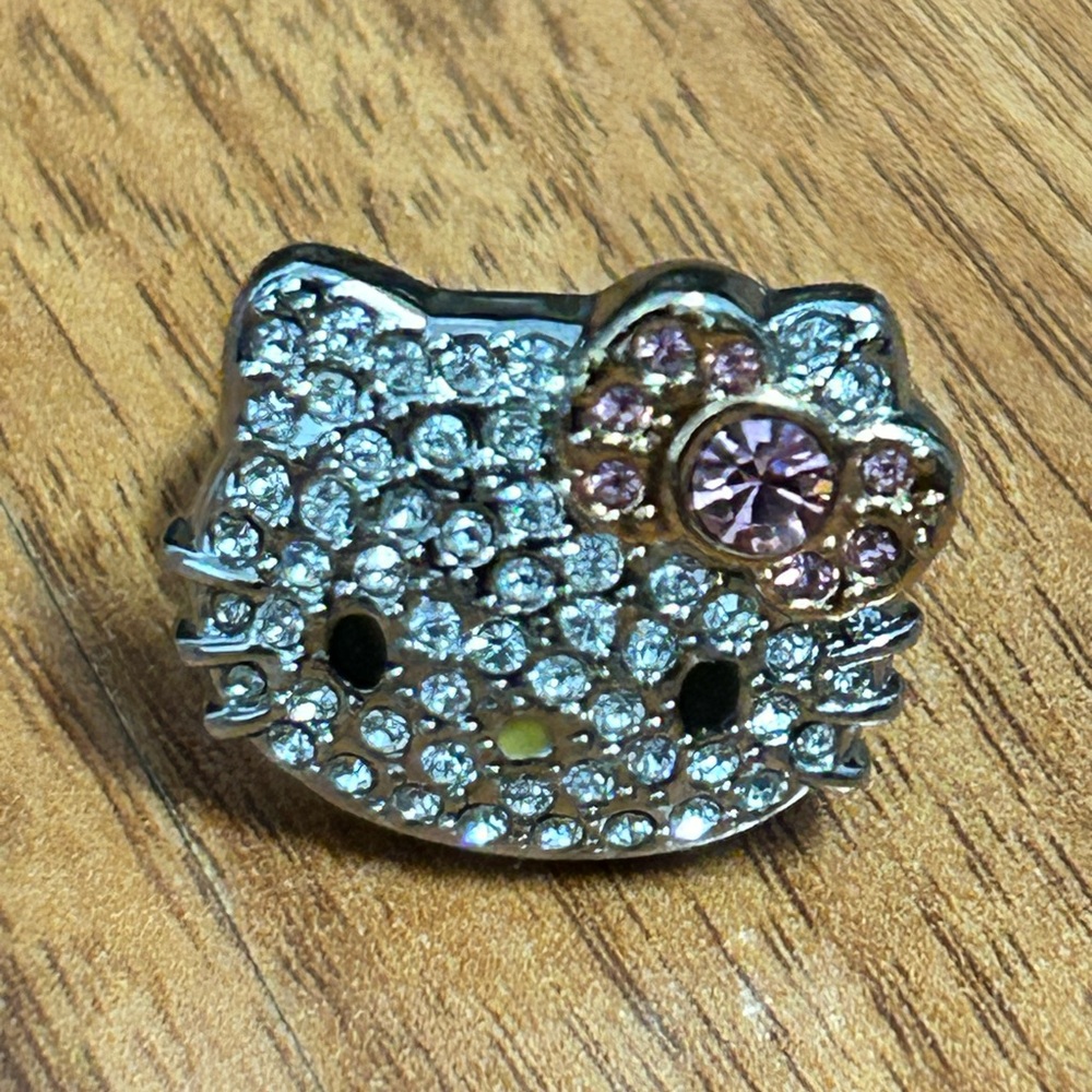 Hello Kitty by Sanrio Rhinestone Adjustable Ring - Picture 2 of 9